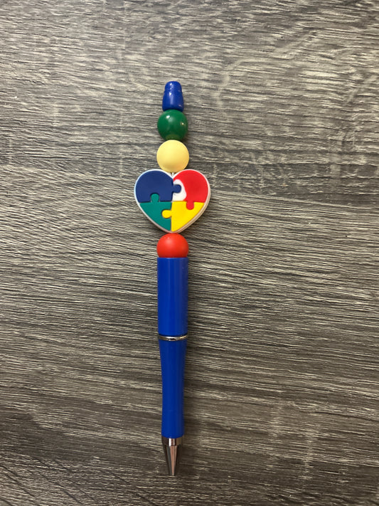 Autism heart - pen
